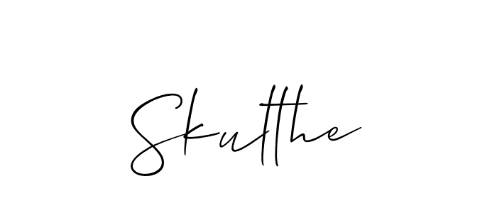 Also we have Skulthe name is the best signature style. Create professional handwritten signature collection using Allison_Script autograph style. Skulthe signature style 2 images and pictures png