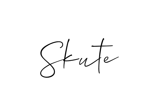 Check out images of Autograph of Skute name. Actor Skute Signature Style. Allison_Script is a professional sign style online. Skute signature style 2 images and pictures png