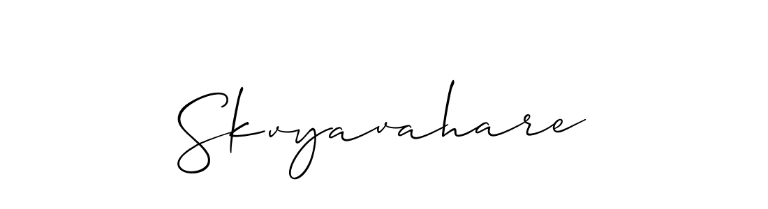 You can use this online signature creator to create a handwritten signature for the name Skvyavahare. This is the best online autograph maker. Skvyavahare signature style 2 images and pictures png