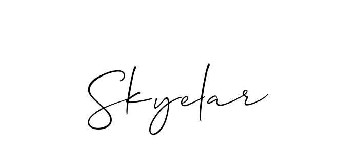 Here are the top 10 professional signature styles for the name Skyelar. These are the best autograph styles you can use for your name. Skyelar signature style 2 images and pictures png