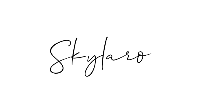 You can use this online signature creator to create a handwritten signature for the name Skylaro. This is the best online autograph maker. Skylaro signature style 2 images and pictures png