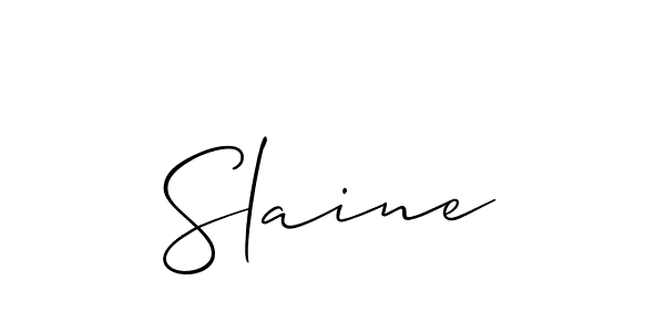 if you are searching for the best signature style for your name Slaine. so please give up your signature search. here we have designed multiple signature styles  using Allison_Script. Slaine signature style 2 images and pictures png