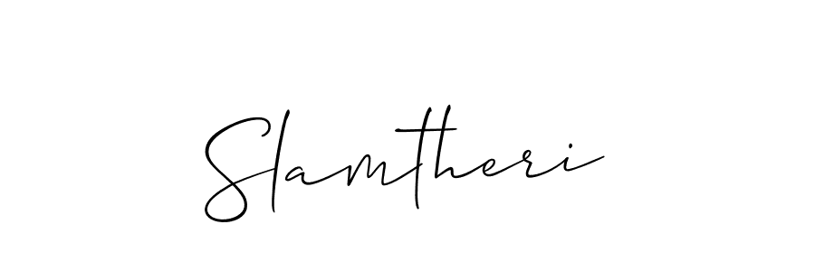 Here are the top 10 professional signature styles for the name Slamtheri. These are the best autograph styles you can use for your name. Slamtheri signature style 2 images and pictures png