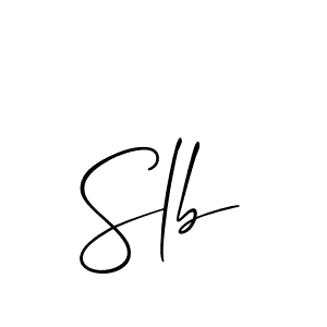 Use a signature maker to create a handwritten signature online. With this signature software, you can design (Allison_Script) your own signature for name Slb. Slb signature style 2 images and pictures png