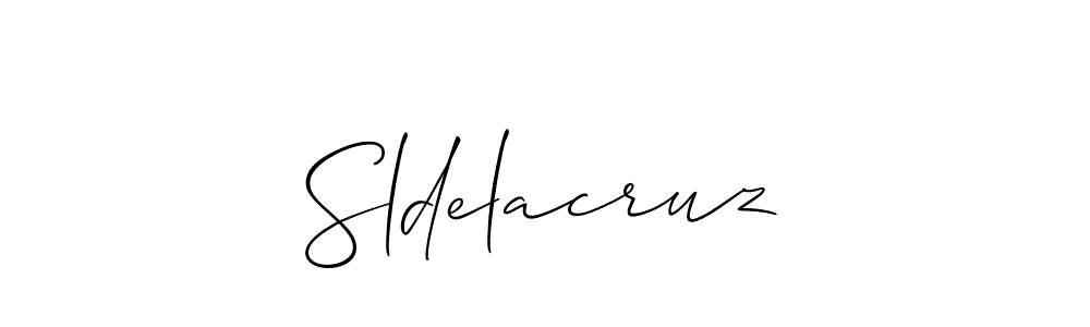 Make a beautiful signature design for name Sldelacruz. Use this online signature maker to create a handwritten signature for free. Sldelacruz signature style 2 images and pictures png