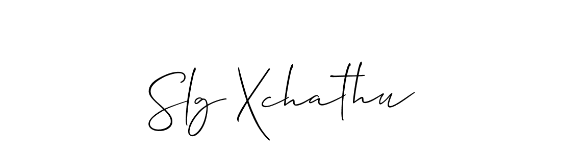 Similarly Allison_Script is the best handwritten signature design. Signature creator online .You can use it as an online autograph creator for name Slg Xchathu. Slg Xchathu signature style 2 images and pictures png