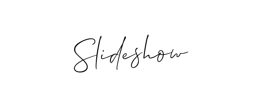 Slideshow stylish signature style. Best Handwritten Sign (Allison_Script) for my name. Handwritten Signature Collection Ideas for my name Slideshow. Slideshow signature style 2 images and pictures png