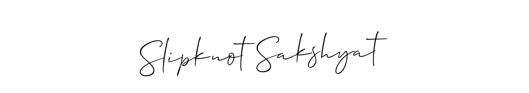 You can use this online signature creator to create a handwritten signature for the name Slipknot Sakshyat. This is the best online autograph maker. Slipknot Sakshyat signature style 2 images and pictures png