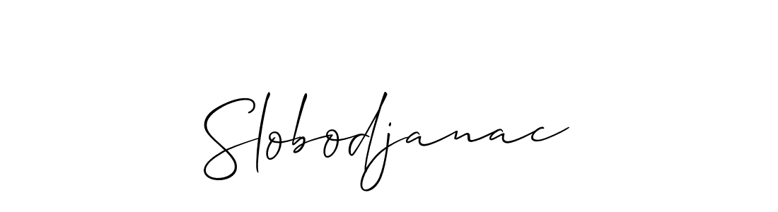 Make a beautiful signature design for name Slobodjanac. Use this online signature maker to create a handwritten signature for free. Slobodjanac signature style 2 images and pictures png