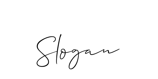 Similarly Allison_Script is the best handwritten signature design. Signature creator online .You can use it as an online autograph creator for name Slogan. Slogan signature style 2 images and pictures png