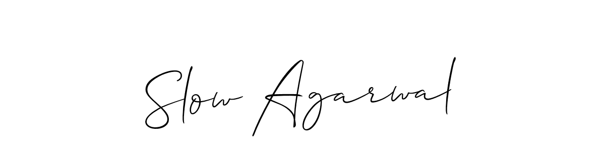 You can use this online signature creator to create a handwritten signature for the name Slow Agarwal. This is the best online autograph maker. Slow Agarwal signature style 2 images and pictures png