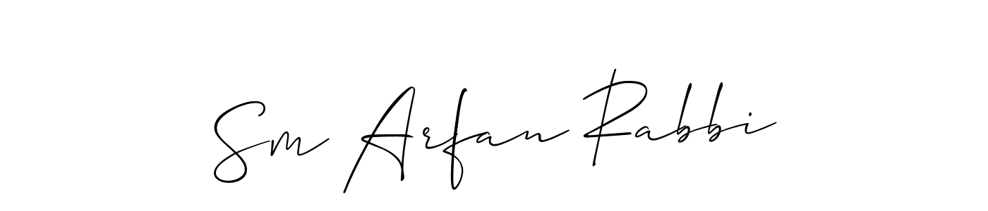 You can use this online signature creator to create a handwritten signature for the name Sm Arfan Rabbi. This is the best online autograph maker. Sm Arfan Rabbi signature style 2 images and pictures png