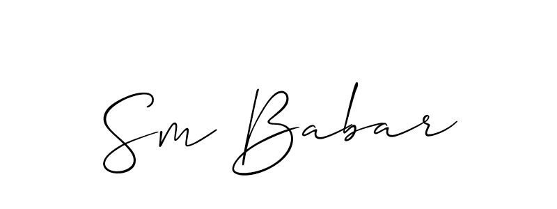 You can use this online signature creator to create a handwritten signature for the name Sm Babar. This is the best online autograph maker. Sm Babar signature style 2 images and pictures png