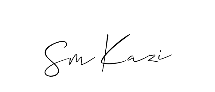Once you've used our free online signature maker to create your best signature Allison_Script style, it's time to enjoy all of the benefits that Sm Kazi name signing documents. Sm Kazi signature style 2 images and pictures png