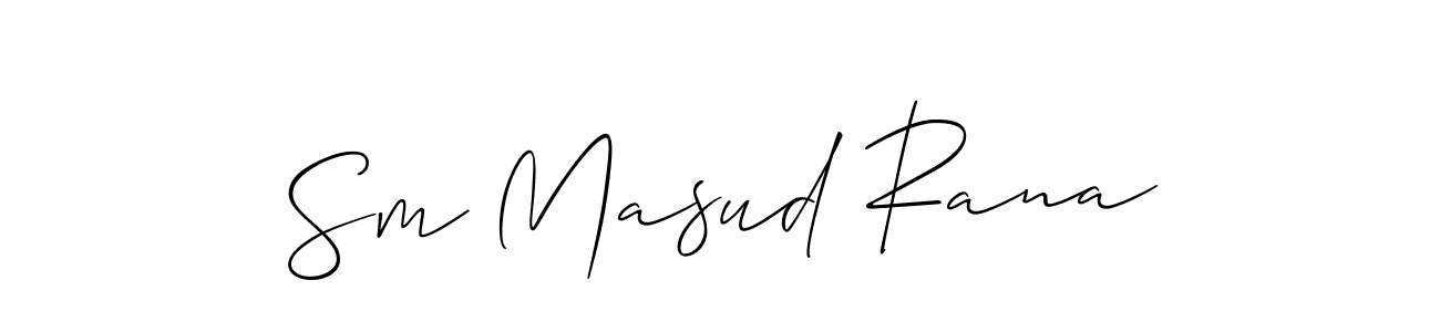 Make a beautiful signature design for name Sm Masud Rana. Use this online signature maker to create a handwritten signature for free. Sm Masud Rana signature style 2 images and pictures png