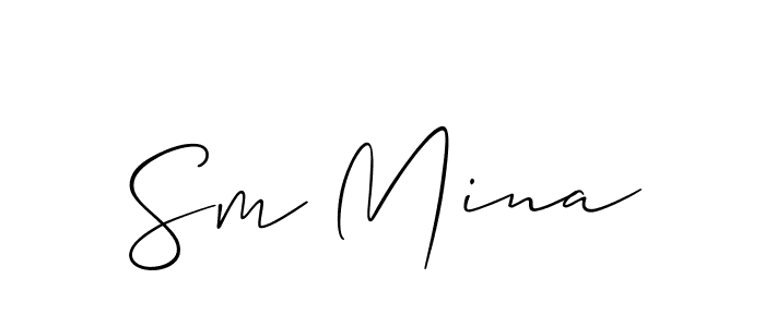 Check out images of Autograph of Sm Mina name. Actor Sm Mina Signature Style. Allison_Script is a professional sign style online. Sm Mina signature style 2 images and pictures png