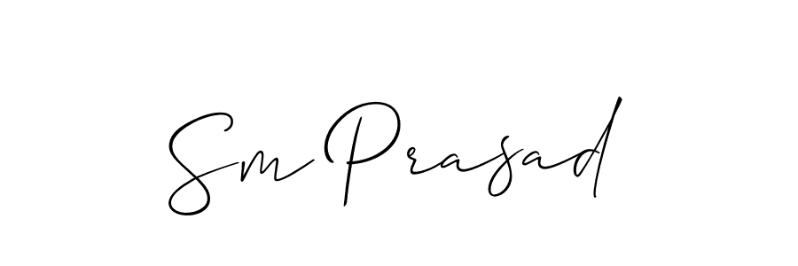 This is the best signature style for the Sm Prasad name. Also you like these signature font (Allison_Script). Mix name signature. Sm Prasad signature style 2 images and pictures png