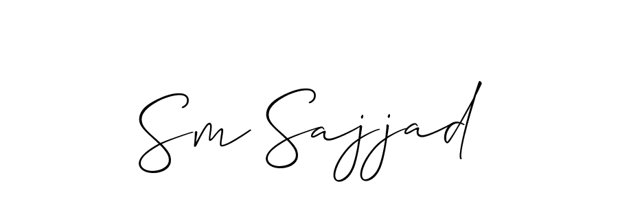 Make a beautiful signature design for name Sm Sajjad. Use this online signature maker to create a handwritten signature for free. Sm Sajjad signature style 2 images and pictures png