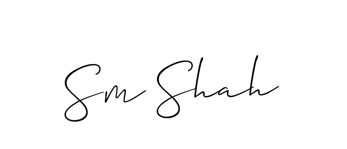 Make a beautiful signature design for name Sm Shah. Use this online signature maker to create a handwritten signature for free. Sm Shah signature style 2 images and pictures png
