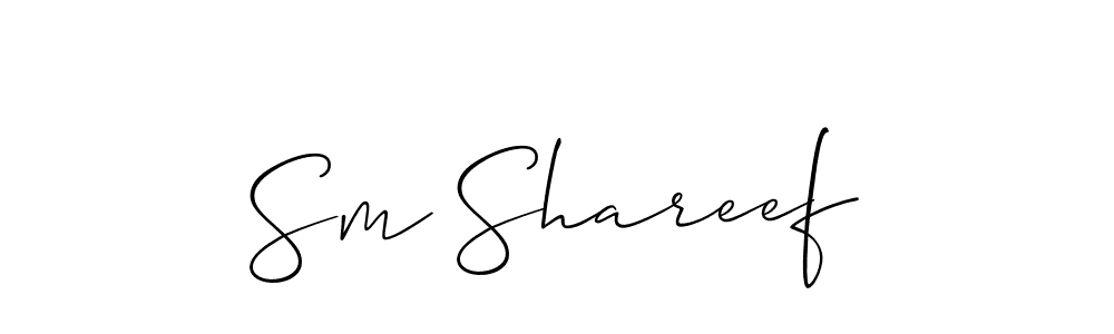 This is the best signature style for the Sm Shareef name. Also you like these signature font (Allison_Script). Mix name signature. Sm Shareef signature style 2 images and pictures png