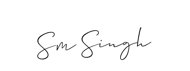 Make a short Sm Singh signature style. Manage your documents anywhere anytime using Allison_Script. Create and add eSignatures, submit forms, share and send files easily. Sm Singh signature style 2 images and pictures png