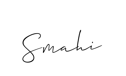 Best and Professional Signature Style for Smahi. Allison_Script Best Signature Style Collection. Smahi signature style 2 images and pictures png
