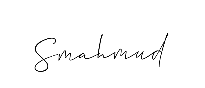 Best and Professional Signature Style for Smahmud. Allison_Script Best Signature Style Collection. Smahmud signature style 2 images and pictures png