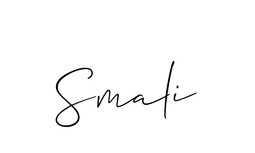 if you are searching for the best signature style for your name Smali. so please give up your signature search. here we have designed multiple signature styles  using Allison_Script. Smali signature style 2 images and pictures png
