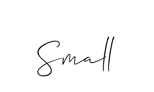 The best way (Allison_Script) to make a short signature is to pick only two or three words in your name. The name Small include a total of six letters. For converting this name. Small signature style 2 images and pictures png