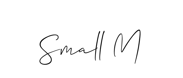 How to make Small M name signature. Use Allison_Script style for creating short signs online. This is the latest handwritten sign. Small M signature style 2 images and pictures png