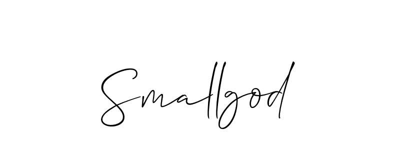 if you are searching for the best signature style for your name Smallgod. so please give up your signature search. here we have designed multiple signature styles  using Allison_Script. Smallgod signature style 2 images and pictures png