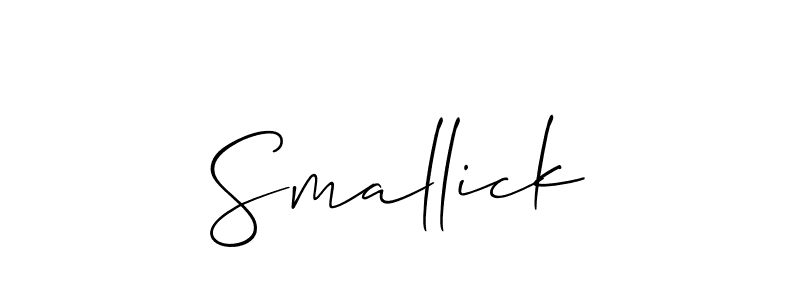 Also You can easily find your signature by using the search form. We will create Smallick name handwritten signature images for you free of cost using Allison_Script sign style. Smallick signature style 2 images and pictures png