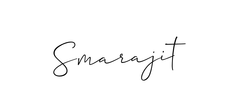 Make a beautiful signature design for name Smarajit. Use this online signature maker to create a handwritten signature for free. Smarajit signature style 2 images and pictures png