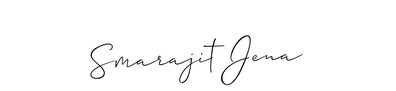 Smarajit Jena stylish signature style. Best Handwritten Sign (Allison_Script) for my name. Handwritten Signature Collection Ideas for my name Smarajit Jena. Smarajit Jena signature style 2 images and pictures png