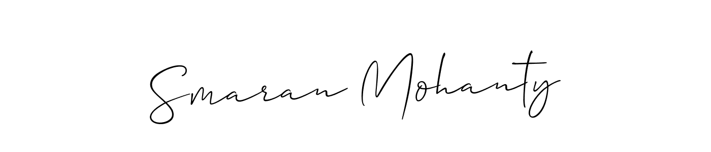 This is the best signature style for the Smaran Mohanty name. Also you like these signature font (Allison_Script). Mix name signature. Smaran Mohanty signature style 2 images and pictures png