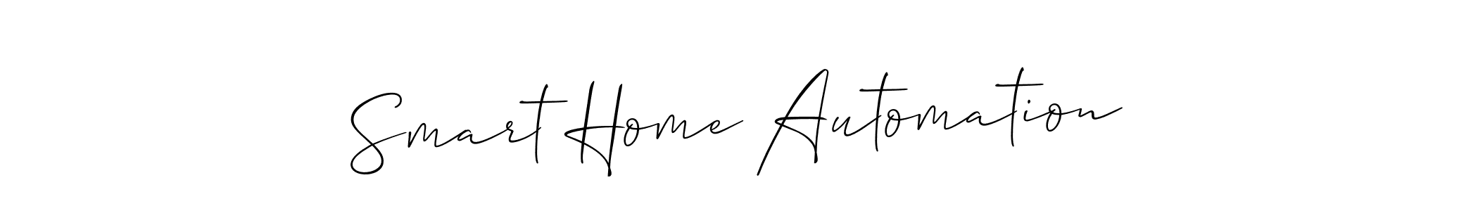 Make a short Smart Home Automation signature style. Manage your documents anywhere anytime using Allison_Script. Create and add eSignatures, submit forms, share and send files easily. Smart Home Automation signature style 2 images and pictures png