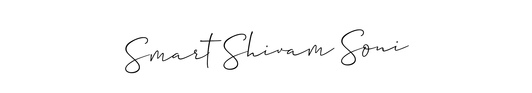 Best and Professional Signature Style for Smart Shivam Soni. Allison_Script Best Signature Style Collection. Smart Shivam Soni signature style 2 images and pictures png