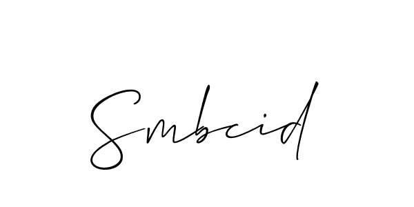 It looks lik you need a new signature style for name Smbcid. Design unique handwritten (Allison_Script) signature with our free signature maker in just a few clicks. Smbcid signature style 2 images and pictures png