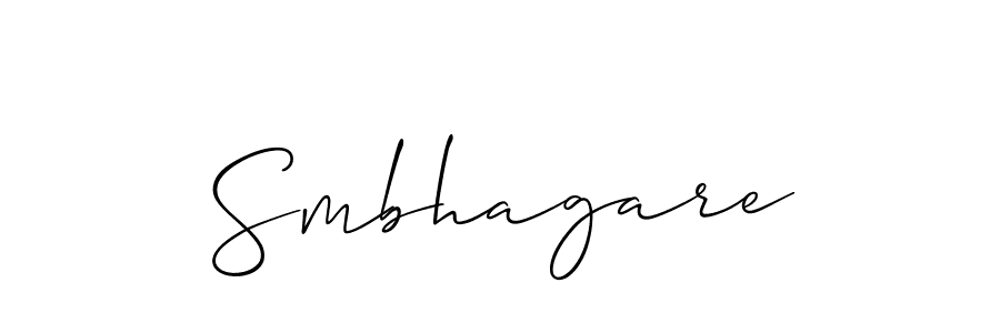 Also You can easily find your signature by using the search form. We will create Smbhagare name handwritten signature images for you free of cost using Allison_Script sign style. Smbhagare signature style 2 images and pictures png