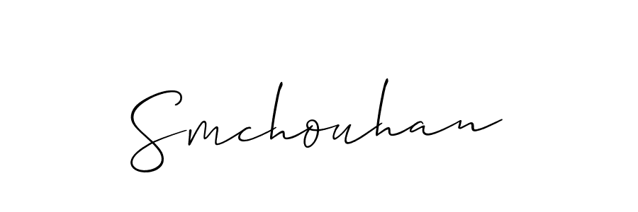 Once you've used our free online signature maker to create your best signature Allison_Script style, it's time to enjoy all of the benefits that Smchouhan name signing documents. Smchouhan signature style 2 images and pictures png