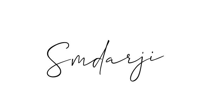 How to Draw Smdarji signature style? Allison_Script is a latest design signature styles for name Smdarji. Smdarji signature style 2 images and pictures png