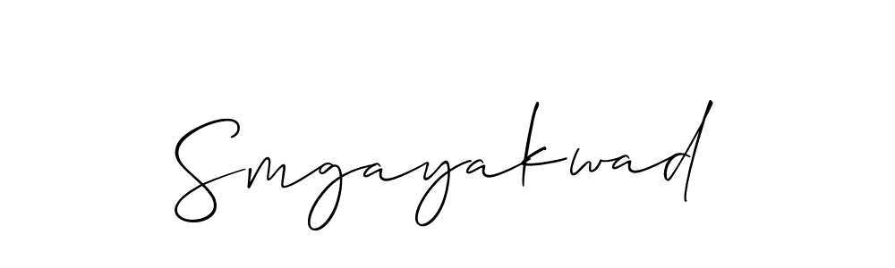Make a beautiful signature design for name Smgayakwad. Use this online signature maker to create a handwritten signature for free. Smgayakwad signature style 2 images and pictures png