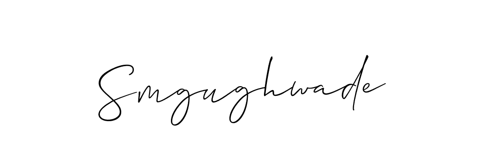 Smgughwade stylish signature style. Best Handwritten Sign (Allison_Script) for my name. Handwritten Signature Collection Ideas for my name Smgughwade. Smgughwade signature style 2 images and pictures png