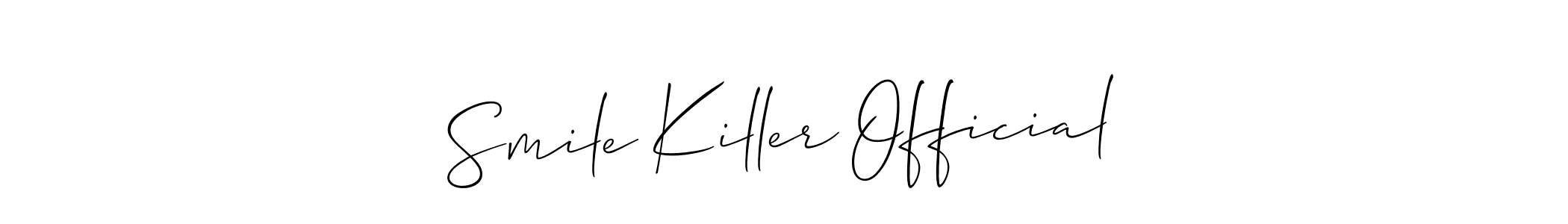 This is the best signature style for the Smile Killer Official name. Also you like these signature font (Allison_Script). Mix name signature. Smile Killer Official signature style 2 images and pictures png