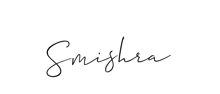 You should practise on your own different ways (Allison_Script) to write your name (Smishra) in signature. don't let someone else do it for you. Smishra signature style 2 images and pictures png