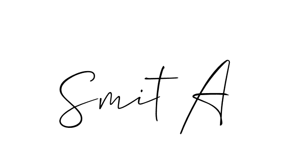 This is the best signature style for the Smit A name. Also you like these signature font (Allison_Script). Mix name signature. Smit A signature style 2 images and pictures png