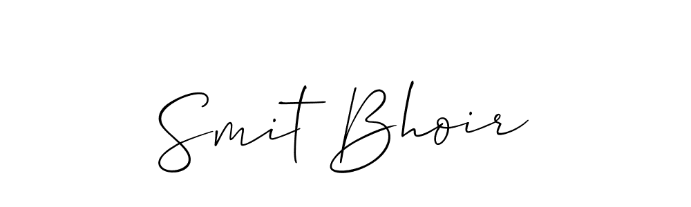 This is the best signature style for the Smit Bhoir name. Also you like these signature font (Allison_Script). Mix name signature. Smit Bhoir signature style 2 images and pictures png