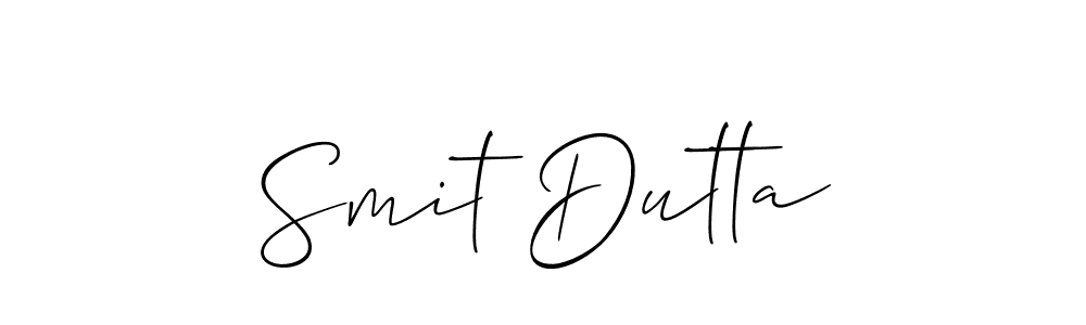It looks lik you need a new signature style for name Smit Dutta. Design unique handwritten (Allison_Script) signature with our free signature maker in just a few clicks. Smit Dutta signature style 2 images and pictures png