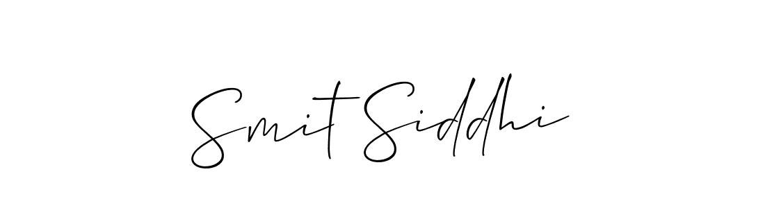 How to Draw Smit Siddhi signature style? Allison_Script is a latest design signature styles for name Smit Siddhi. Smit Siddhi signature style 2 images and pictures png