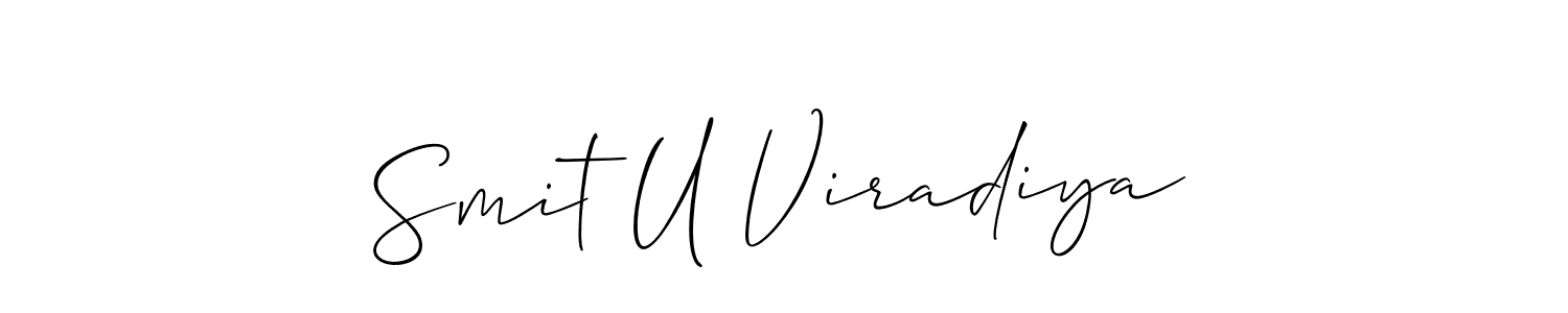 You can use this online signature creator to create a handwritten signature for the name Smit U Viradiya. This is the best online autograph maker. Smit U Viradiya signature style 2 images and pictures png